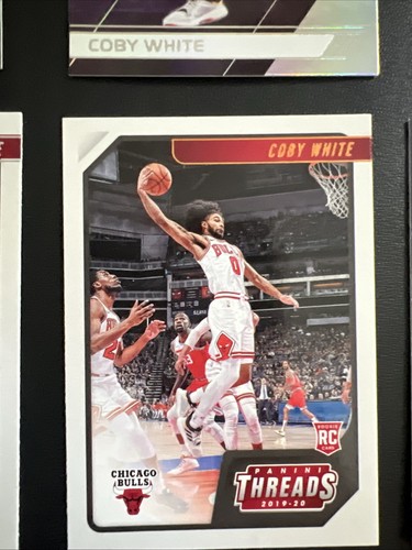Lote de 16 cartas Coby White 2019-20 Rookie RC Panini Luminance Recon Gold Bulls - Imagen 3 de 7