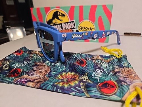 Goodr Jurassic Park BINGO DINO DNA 30th Anniversary Edición Limitada Raro - Imagen 3 de 3