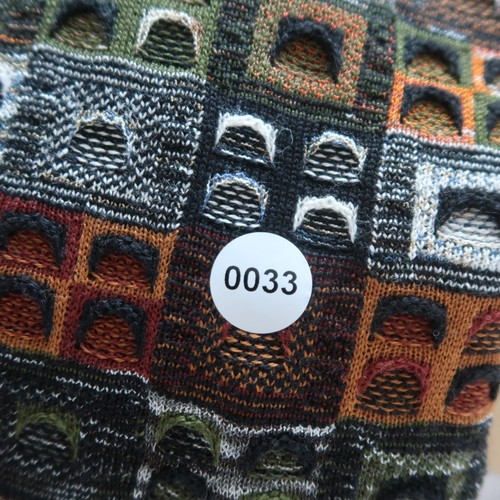 Vintage Men’s Montechiaro Multicolor Sweater Made In Italy Size 54 - Picture 12 of 12