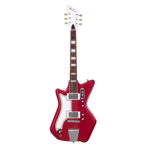 Airline Guitars Jetsons '59 2P LEFTY Red Left-Handed Vintage Reissue Electric - Picture 7 of 10