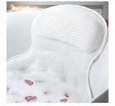 Bath Pillow Bathtub Pillow, Luxury Bath Pillows for Tub Neck and Back Support...