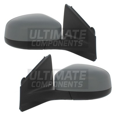 Ford Mondeo Mk4 2007-2011 Electric Heated Wing Door Mirrors With Black Covers