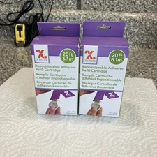Xyron Repositionable  Adhesive Refill Cartridge,  20 ft - Set Of 2 - NIB
