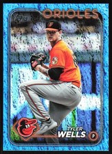 2024 Topps Blue Holofoil Tyler Wells 377/999 Baltimore Orioles #251