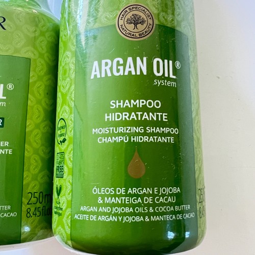 INOAR Olio di Argan Shampoo e Balsamo 250 ml (8,45 fl. oz) ciascuno - Foto 3 di 5
