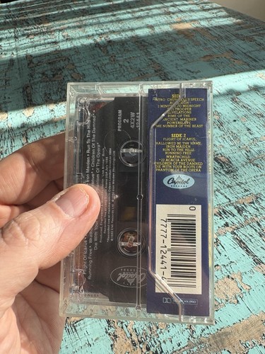 Iron Maiden Live After Death Cassette Tape 1985 Capitol Records OG US Metal - Picture 3 of 4