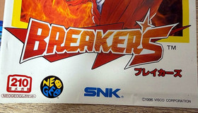 BREAKERS (1997)  Neo Geo SNK Visco Neogeo AES SUPER RARE!