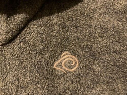 Craghoppers Damen Fleece Activewear Pullover Wollmix 1/4 Zip UK 10 olivgrün - Bild 5 von 10