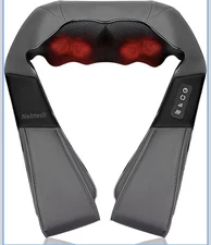 Nekteck Shiatsu Neck and Back Massager with Soothing Heat Shoulder Massager New