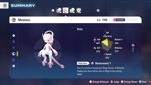 Pokemon Legends ZA Mega Mewtwo X & Y 6IV Hyper trained Untouched Battle Ready! - Picture 12 of 15
