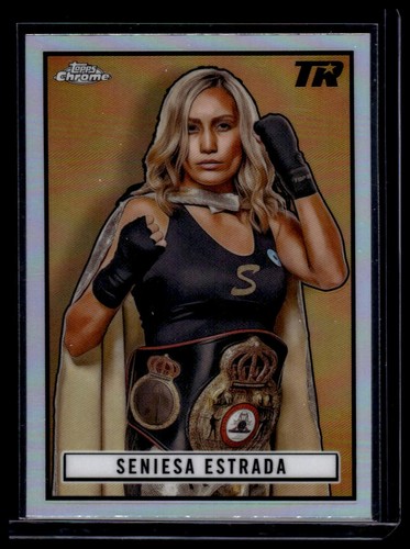 2024 Topps Chrome #TR-5 Seniesa Estrada 1951 Topps Ringside Boxing