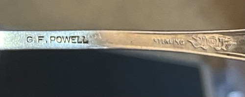 ANTIK Manchester Mfg. Co. Sterling Silber süße Soßenkelle - 15 gr - Bild 3 von 3