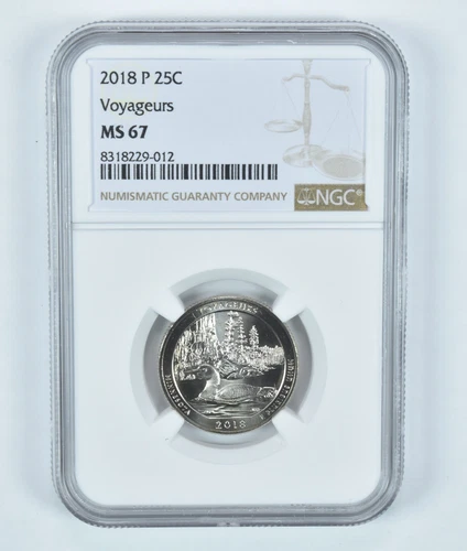 2018-P Washington Quarter Voyageurs ATB MS67 NGC