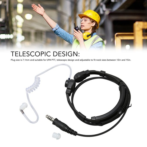 Zestaw słuchawkowy mikrofonu gardłowego 7,1 mm teleskopowa redukcja szumów czysty dźwięk gardło Mi Fit - Zdjęcie 17 z 24