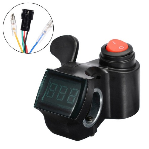 E-Bike Throttle Tools 150g 5PIN ABS Accessories Approx 1.5m Black Nice - Picture 1 of 12