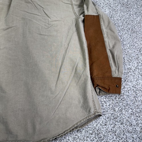 Browning Shirt Mens XL Shooting Hunting Waxed Canvas Padded Outdoor Fieldwear - Picture 11 of 15