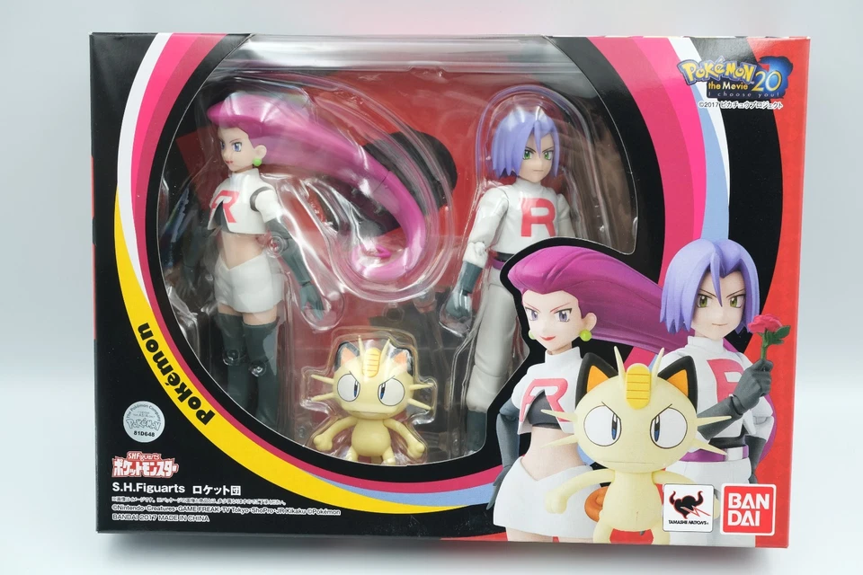 РЕДКАЯ Bandai SH Figuarts Pokemon Team Rocket Meowth Джеймс Джесси Продавец из США - Изображение 2 из 4