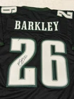 Saquon Barkley Philadelphia Eagles Signed Football Jersey with COA