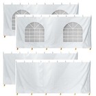 20x20 Tent Sidewall Kit 7ft H Solid & Window Blockout 16oz Vinyl Panels