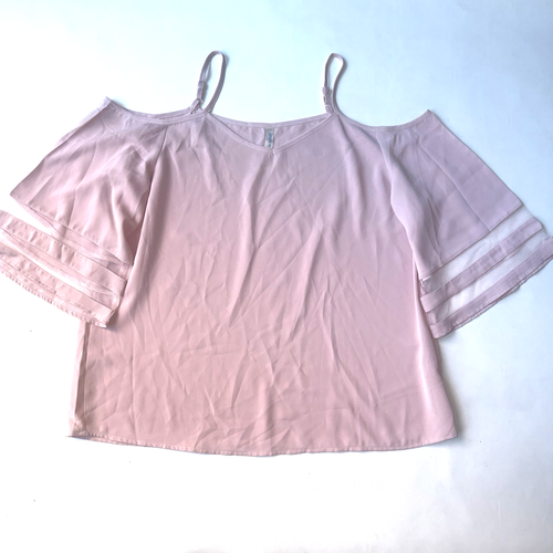 4 Damen Oberteile Bluse XL Paket Schulterfrei Kurzarm Elegant Freizeit - Bild 6 von 7