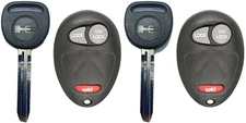 4 For GM Hummer H3 2006-2010 Key Blanks B110 W/H3 Logo + 3B Remote Fobs 10335583