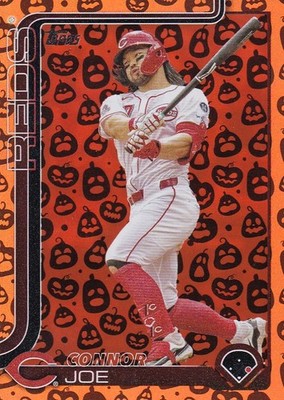 CONNOR JOE TOPPS UPDATE JACK O LANTERN HOLIDAY FOIL REDS PIRATES #US-58 2025 25