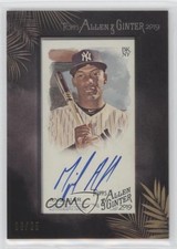 2019 Topps Allen & Ginter Mini Baseball Black /25 Miguel Andujar #MA-MA Auto
