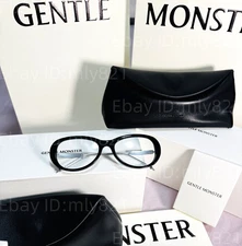 GentleMonster Sunglasses Maison Margiela x MM215 01 Black Frame Clear Lenses