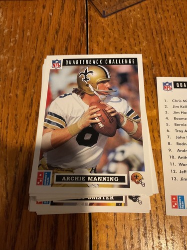 Upper Deck Dominos Pizza Quarterback Challenge 1991 set completo 1-50 - Foto 4 di 8