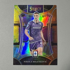 2023-24 Panini Select Serie A #110 NIKOLA MILENKOVIC Multicolor Prizm /25 (PAR)