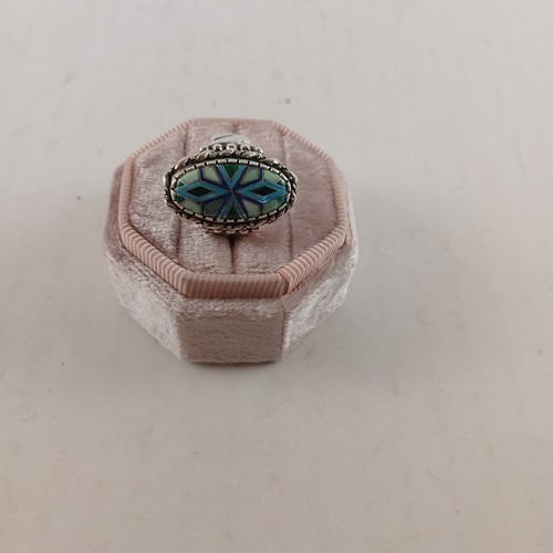 Carolyn Pollack Relios Turqois Lapis Lazuli Malachite Amazonite Ring Southwest 7 - Picture 5 of 13