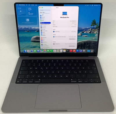 Apple MacBook Pro A2442 14,2'' M1 PRO 16GB RAM 14-Core GPU - 512GB NVMe - Grade B