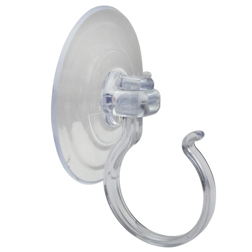 Simple Living Suction Cup Wreath Hook - Hang Up to 10 lbs Without Drilling Clear - Foto 2 di 6