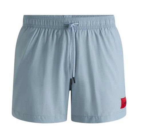 Hugo Boss Shorts HUGO Mens Dominica Quick Dry Polyester Swim Shorts in Blue - Picture 2 of 7