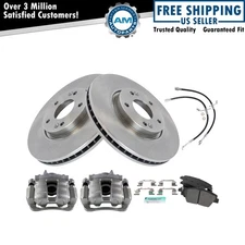 Front Brake Pad & Rotor Kit Semi-Metallic For 2011-2013 Hyundai Sonata
