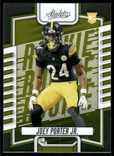 2023 Panini Absolute #163 Joey Porter Jr. Retail Pittsburgh Steelers Rookie