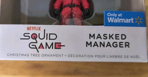 Funko Pop! Squid Games Christbaumschmuck maskierter Soldat rote Punze  - Bild 7 von 8