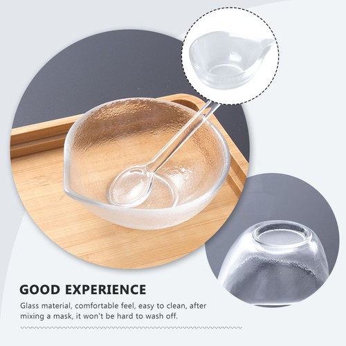 Essence Glass Bowl DIY Mask Accessory Facial Kit Esthetician Supplies Spa Bowls - Imagen 4 de 12