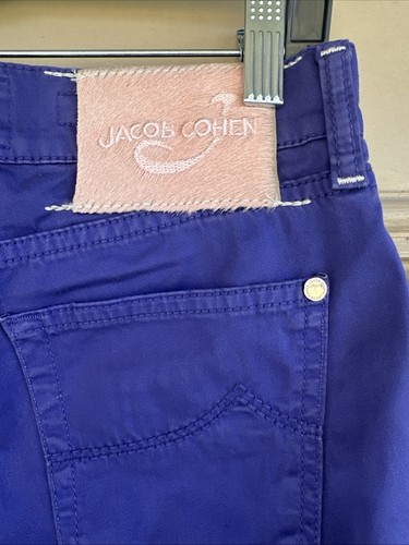 Jacob Cohen Handmade Jeans 28 Flare denim style trousers luxury Italy NWOT - Picture 14 of 23