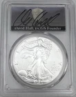 2025 ASE $1 American Silver Eagle First Eagle Privy PCGS MS70 FDOI Signed Hall!