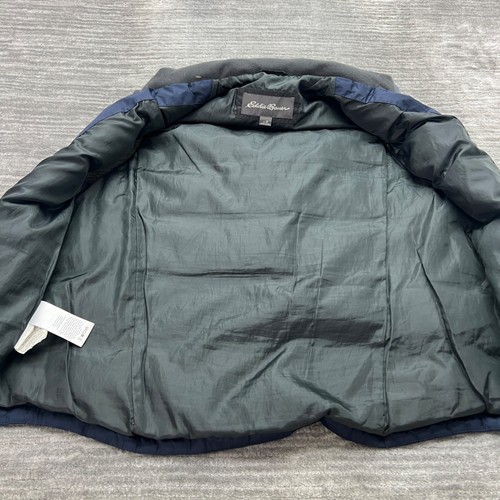 Chaqueta Chaleco Eddie Bauer Talla M Para Hombre Puffer Cremallera Completa Azul - Imagen 5 de 10