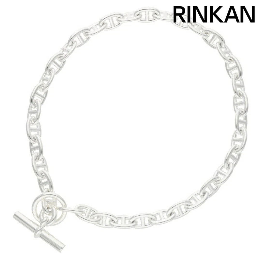 HERMÈS Collana girocollo Hermes Chaine d'Ancre Sheine Dunk argento uomo MM usata 74c464d7f