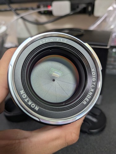 Voigtlander NOKTON 40mm F/1.2 Aspherical VM with box - Picture 6 of 7