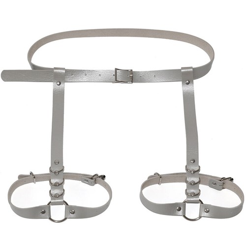 Sexy Women Leather Body Harness Belt Waist Garter Belt Leg Thigh Suspenders P_V6 - Picture 7 of 8