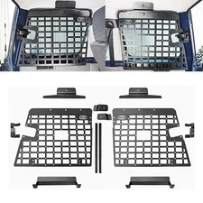 for Toyota Land Cruiser 76 LC76 07-25 Storage Molle Panel Rack Trunk Organizer