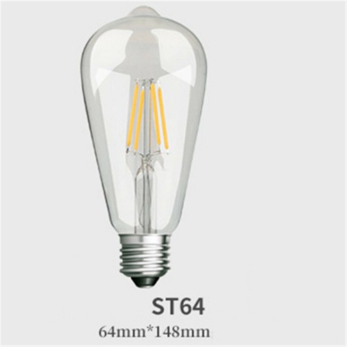 Vintage Retro Edison E27 2W-8W 220V Screw LED Filament Light Bulb Globe Lamp - Picture 13 of 21