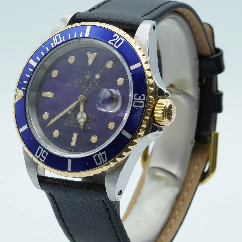 ROLEX SUBMARINER HERREN UHR 40MM 16613 STAHL/GOLD SCHÖNER ZUSTAND VINTAGE - Bild 4 von 4