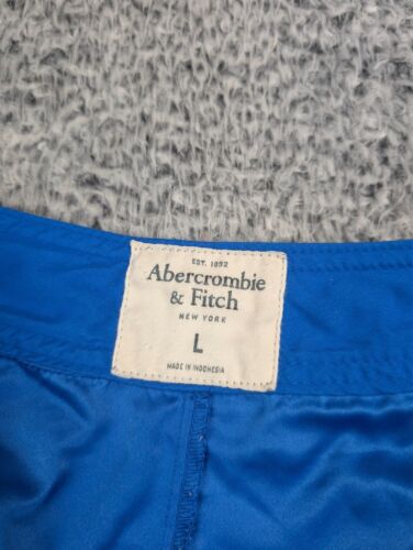 Abercrombie & Fitch Shorts Men Large Blue Trunks Surf Summer Beach Drawstring - Picture 3 of 9