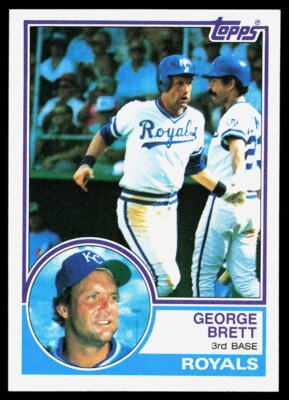 George Brett 1983 Topps #600 Touched corners