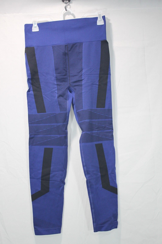DSG Twitch + Allison Ultra High Rise Colorblock senza cuciture 7/8 Stretto Blu - Foto 2 di 7